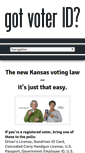 Mobile Screenshot of gotvoterid.com